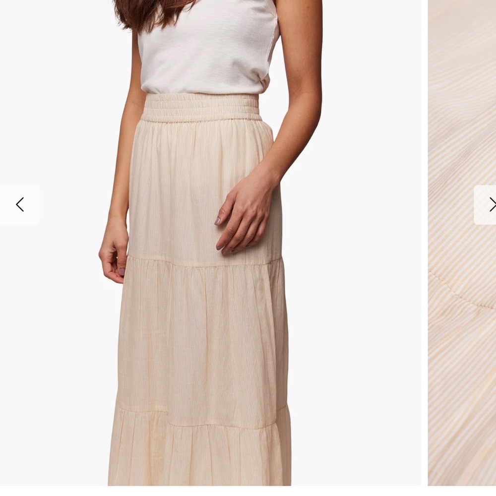 NWT Able Harper Tiered Maxi Skirt (XL)